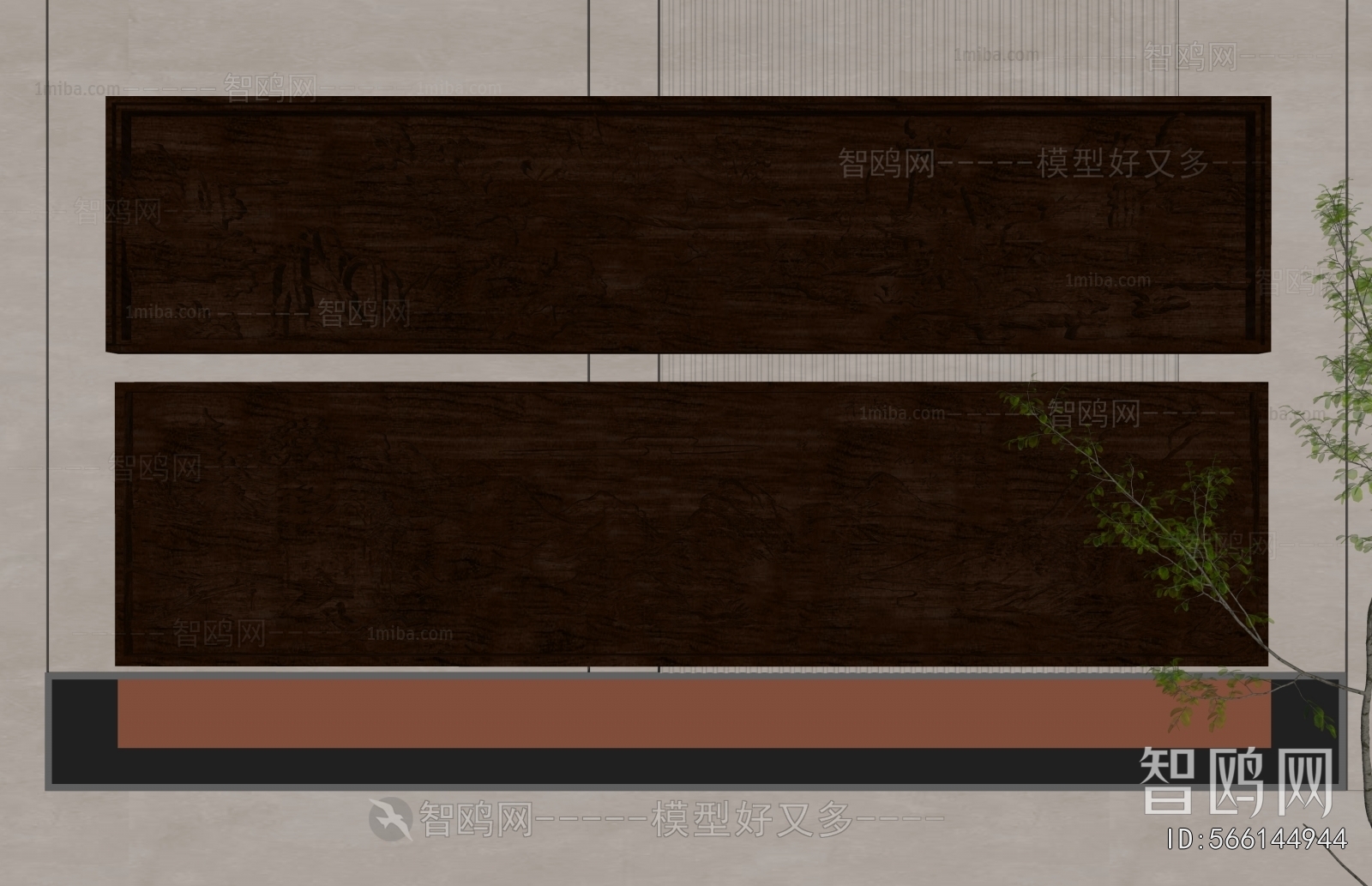 新中式木雕墙饰 立体挂画