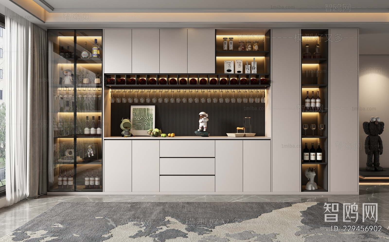 Modern Wine Cabinet