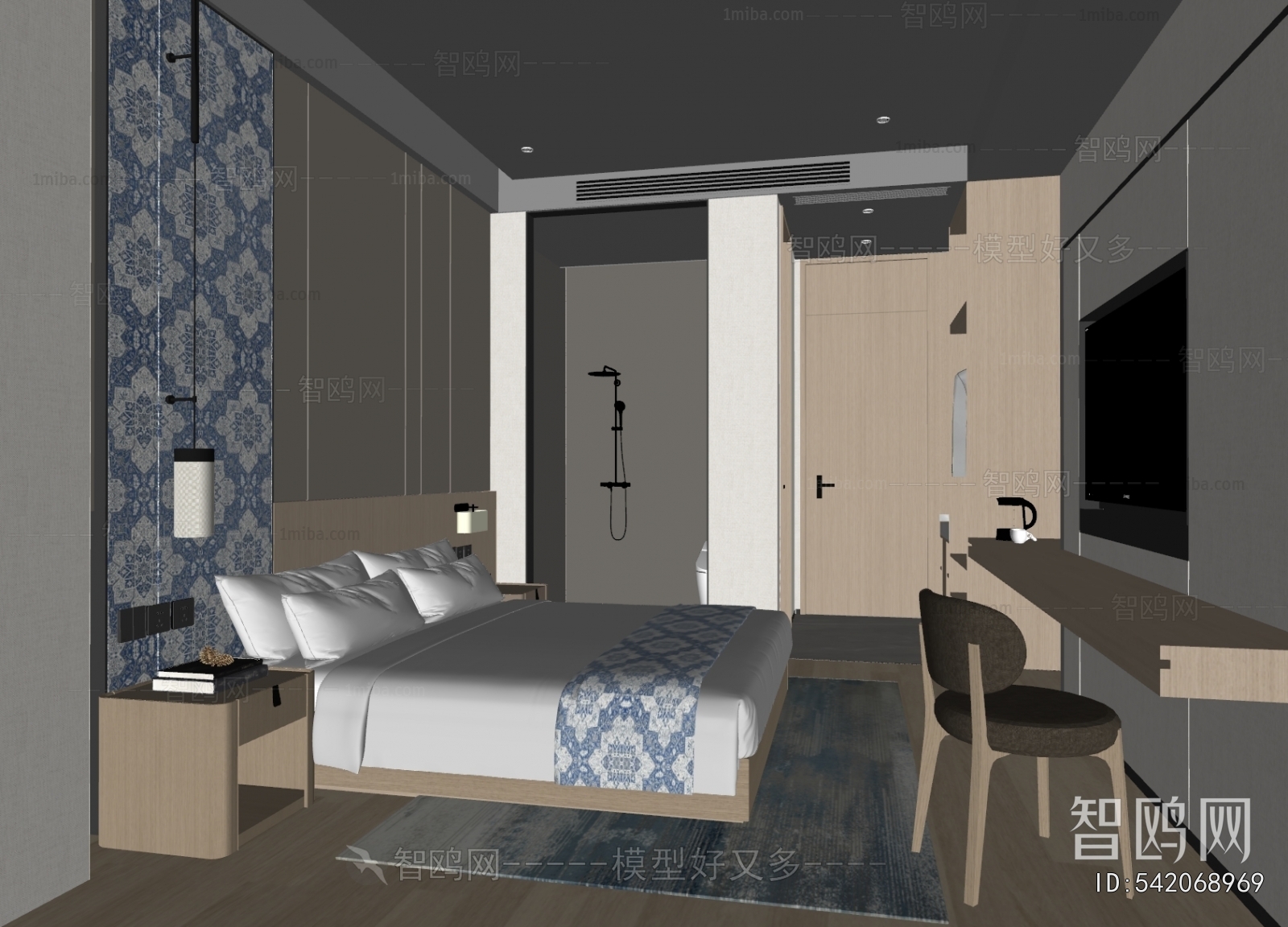 Modern Guest Room