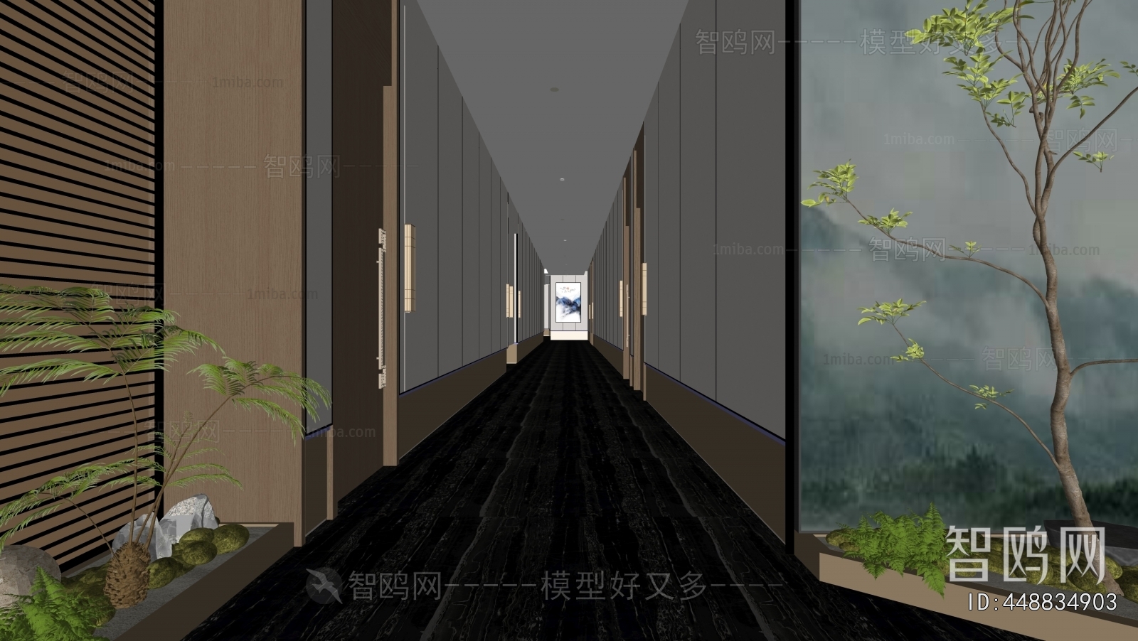 New Chinese Style Corridor