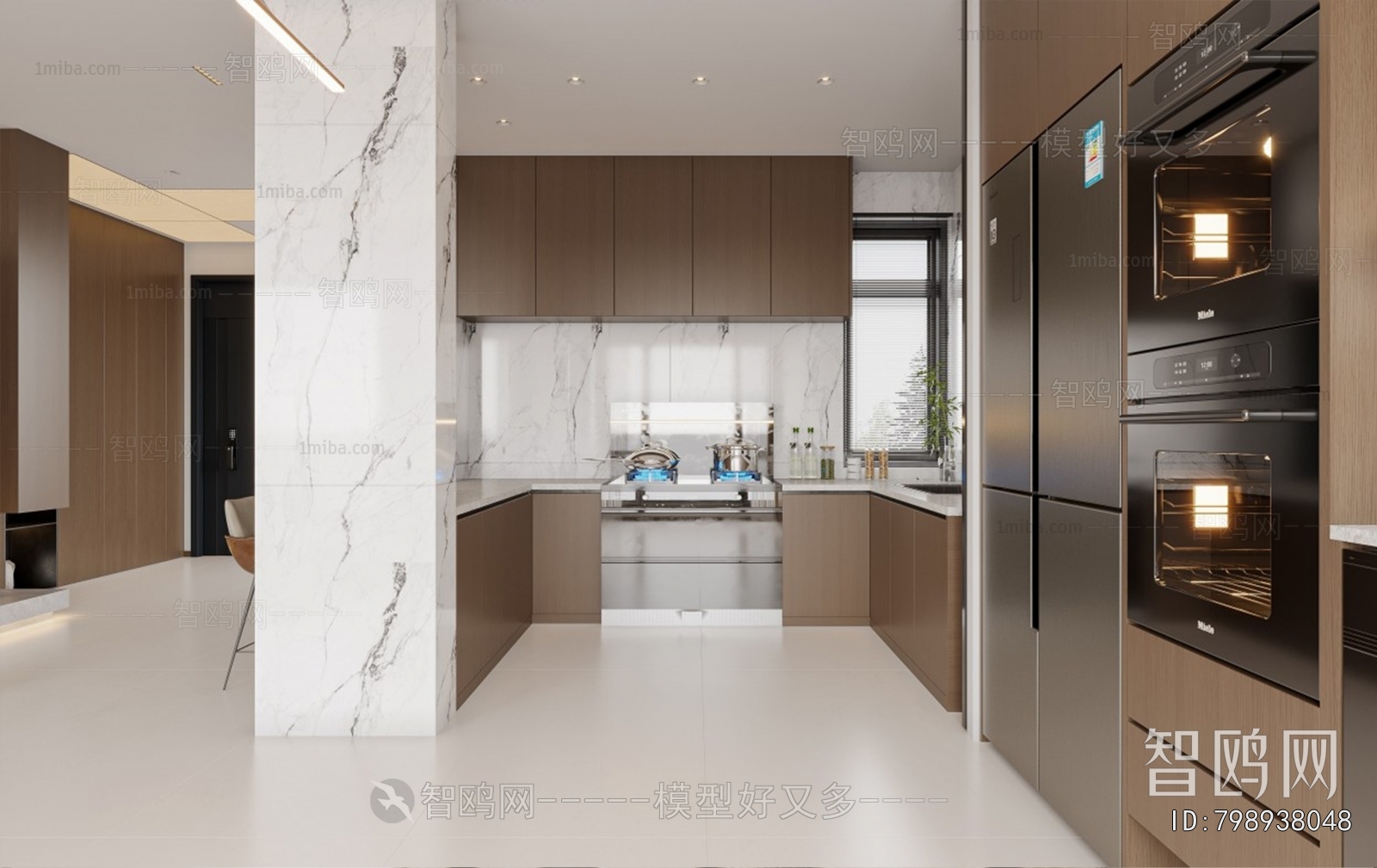 Modern Open Kitchen