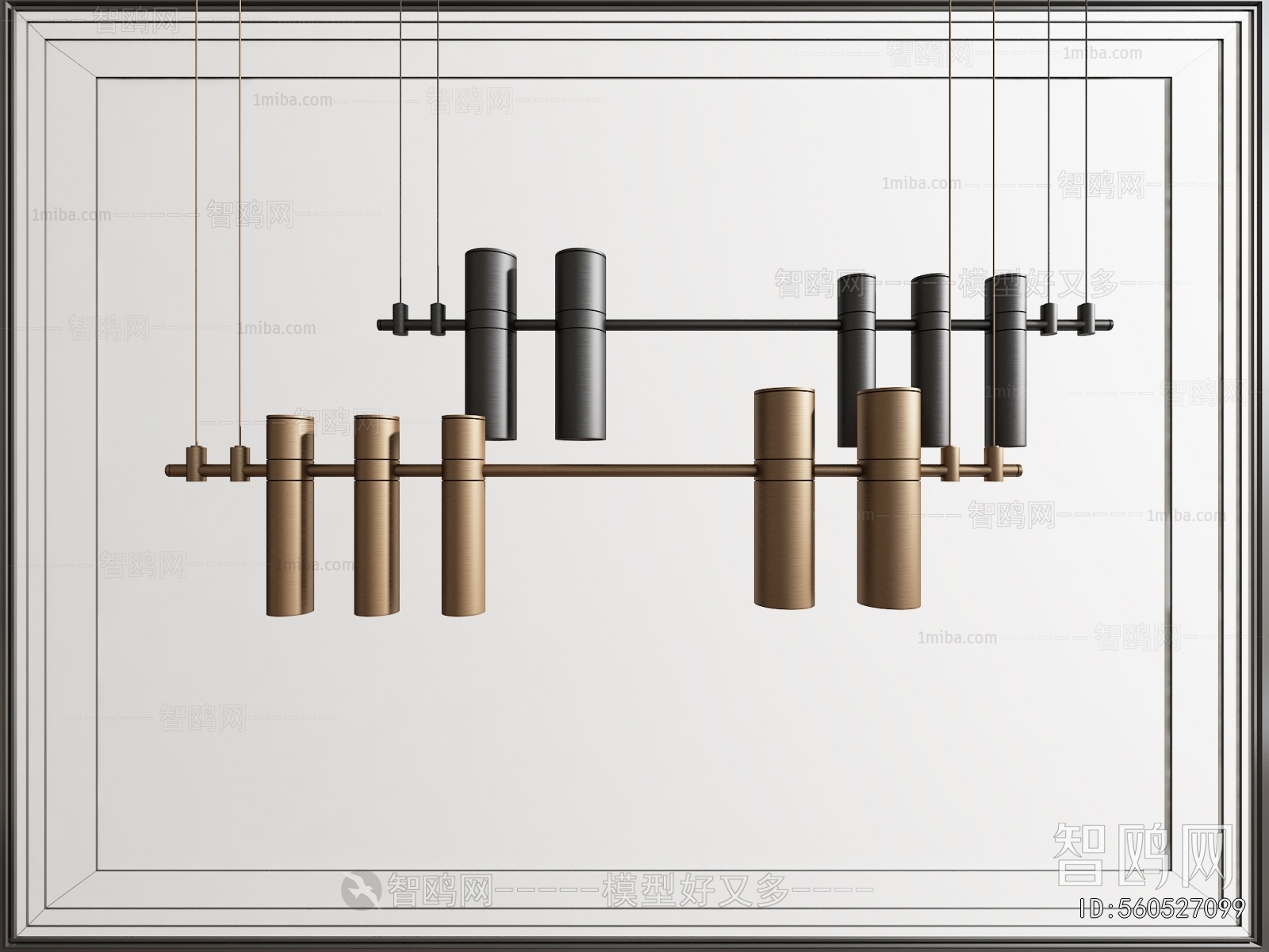 Modern Long Chandelier