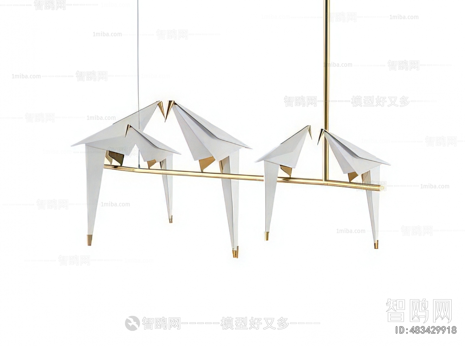 Modern Long Chandelier