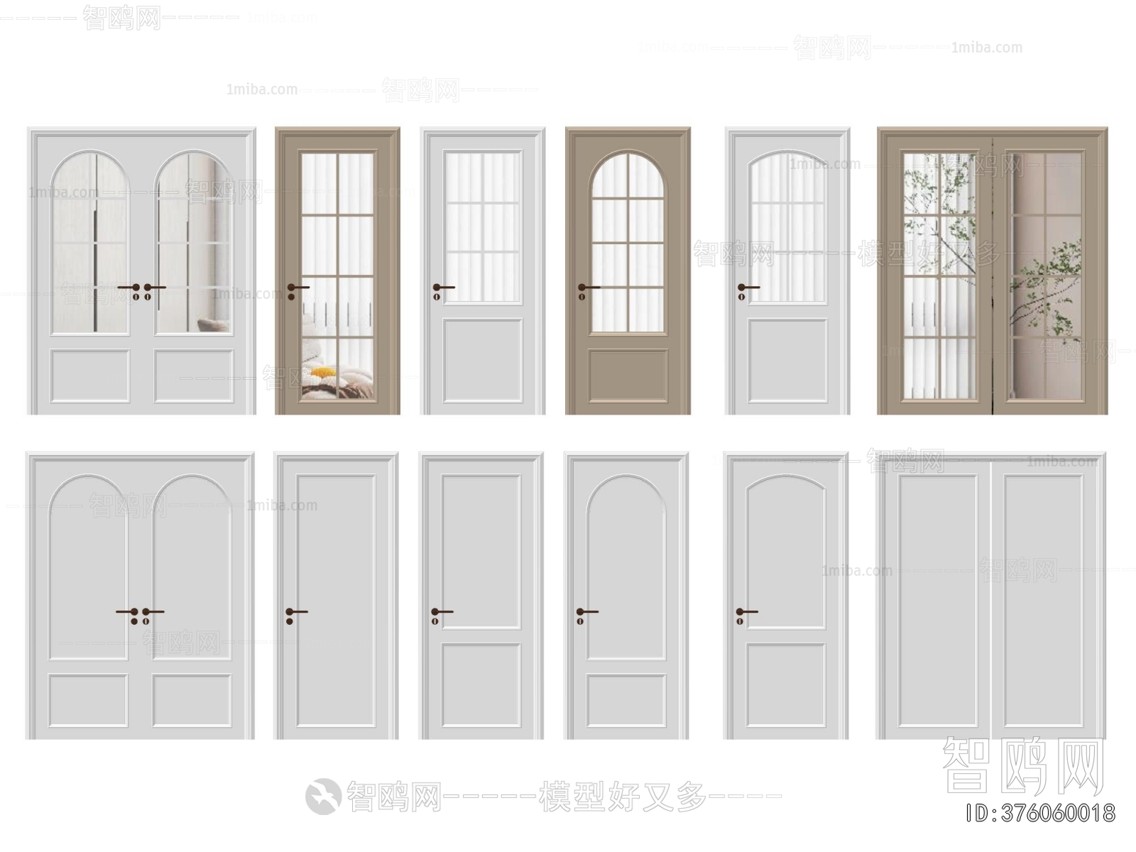 Simple European Style Door