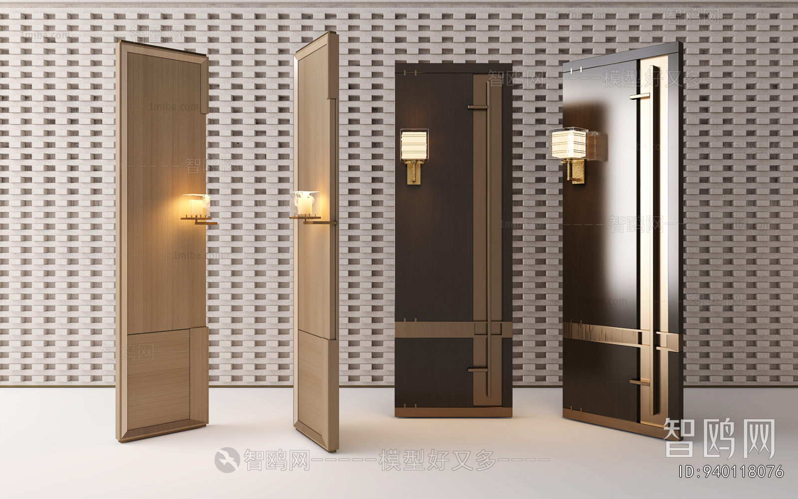 New Chinese Style Wooden Screen Partition