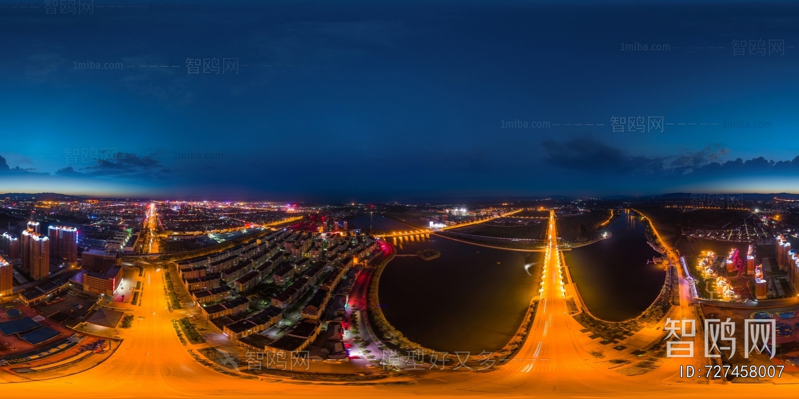 城市夜景HDR