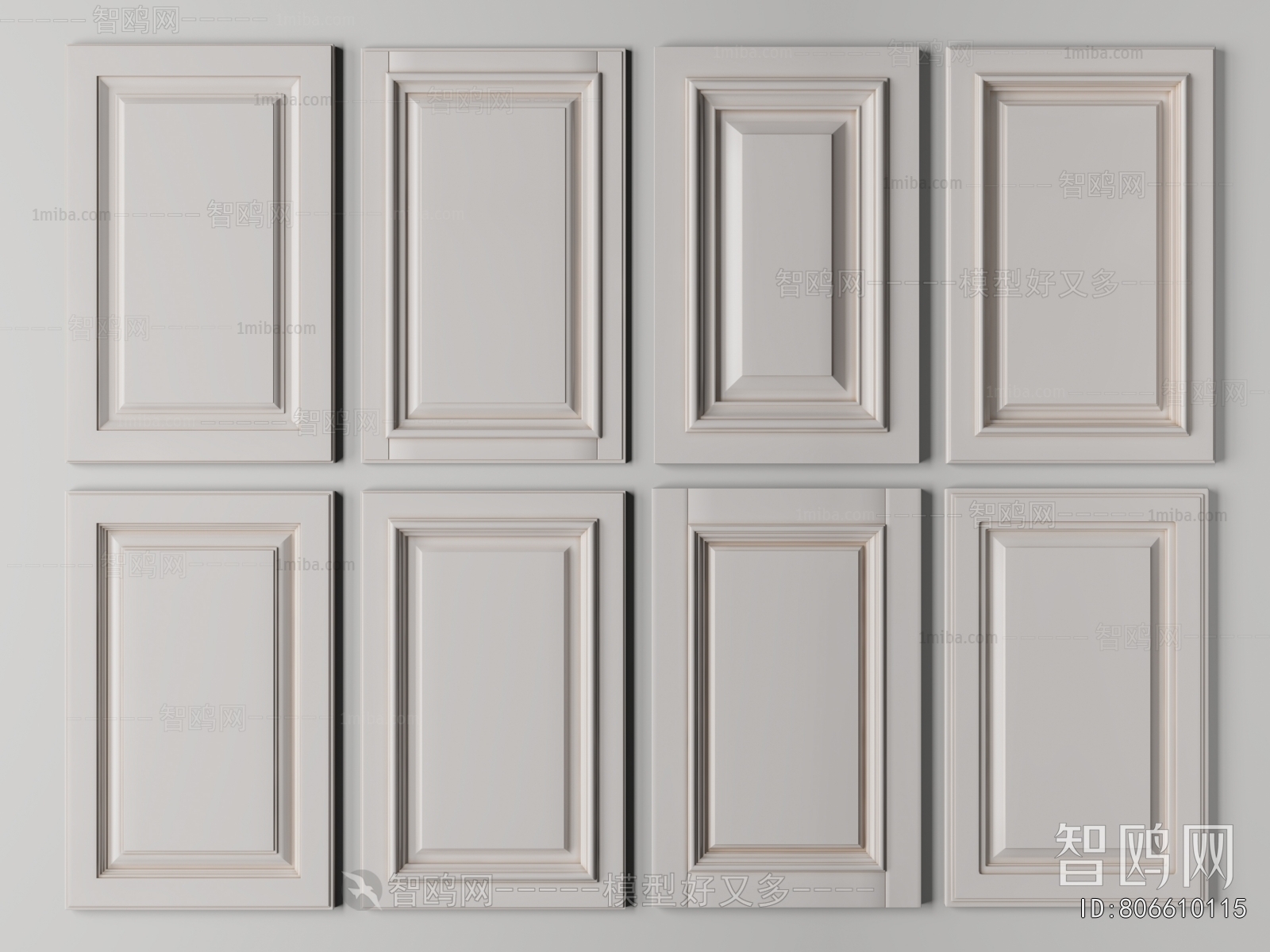 Simple European Style Door Panel