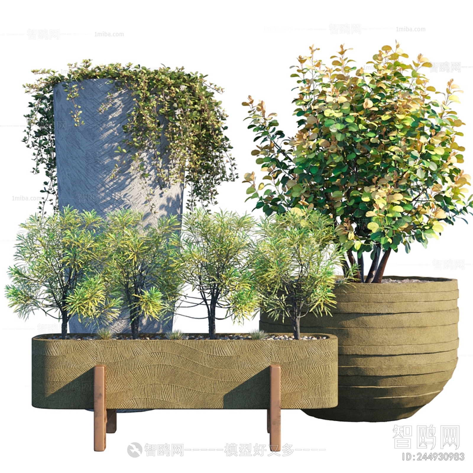 Modern Flower Bed, Flower Bowl, Flower Box