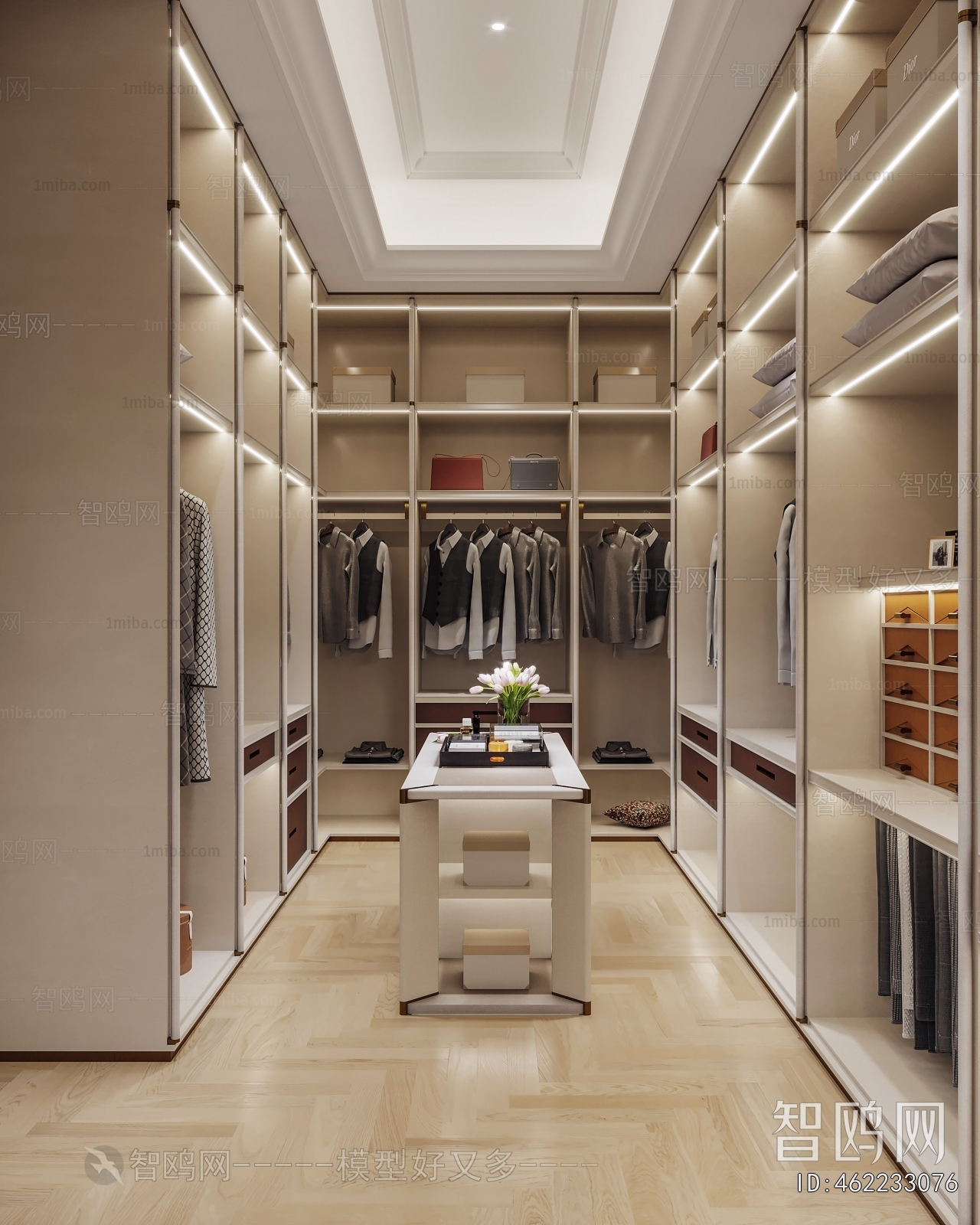 Modern Clothes Storage Area