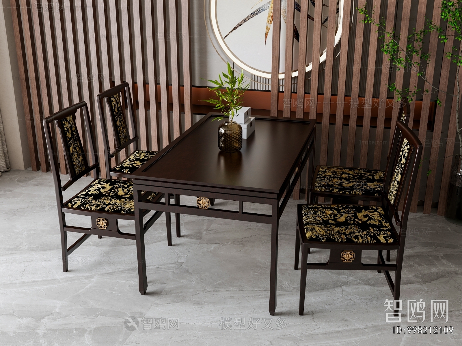 New Chinese Style Dining Table And Chairs