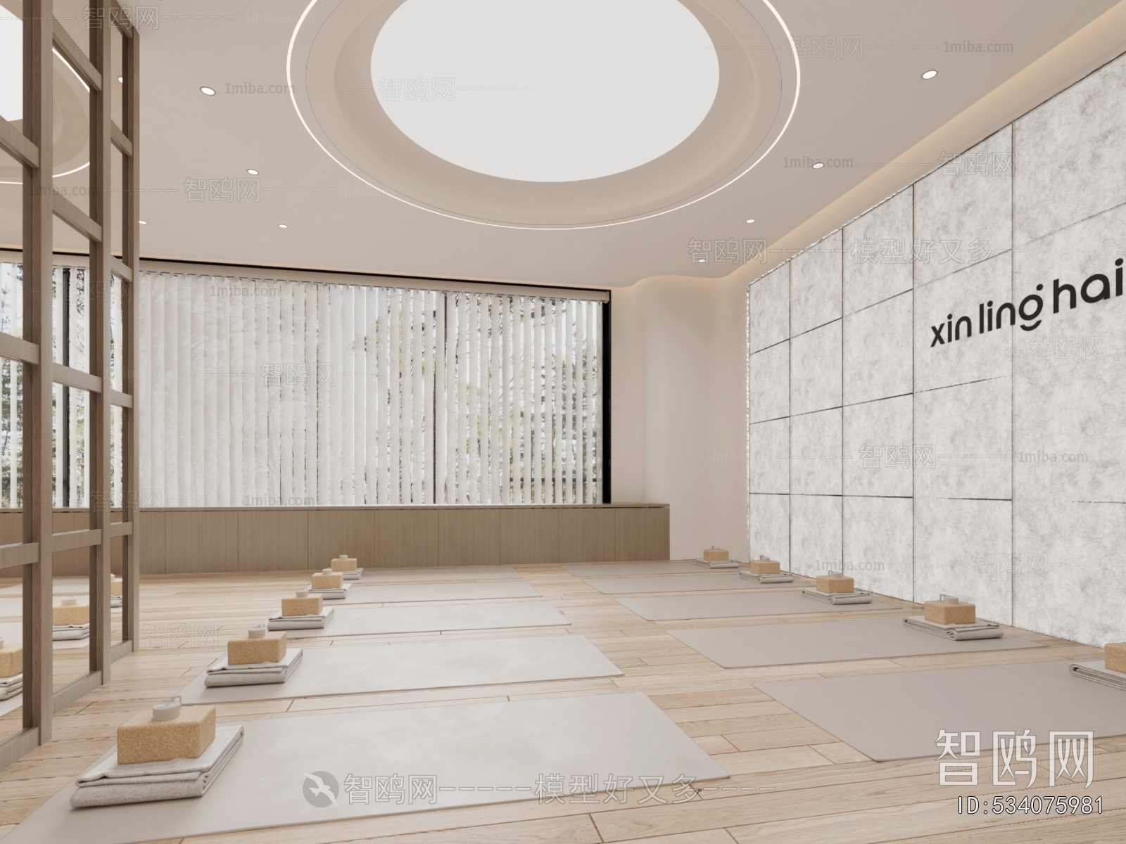 Modern Yoga Room