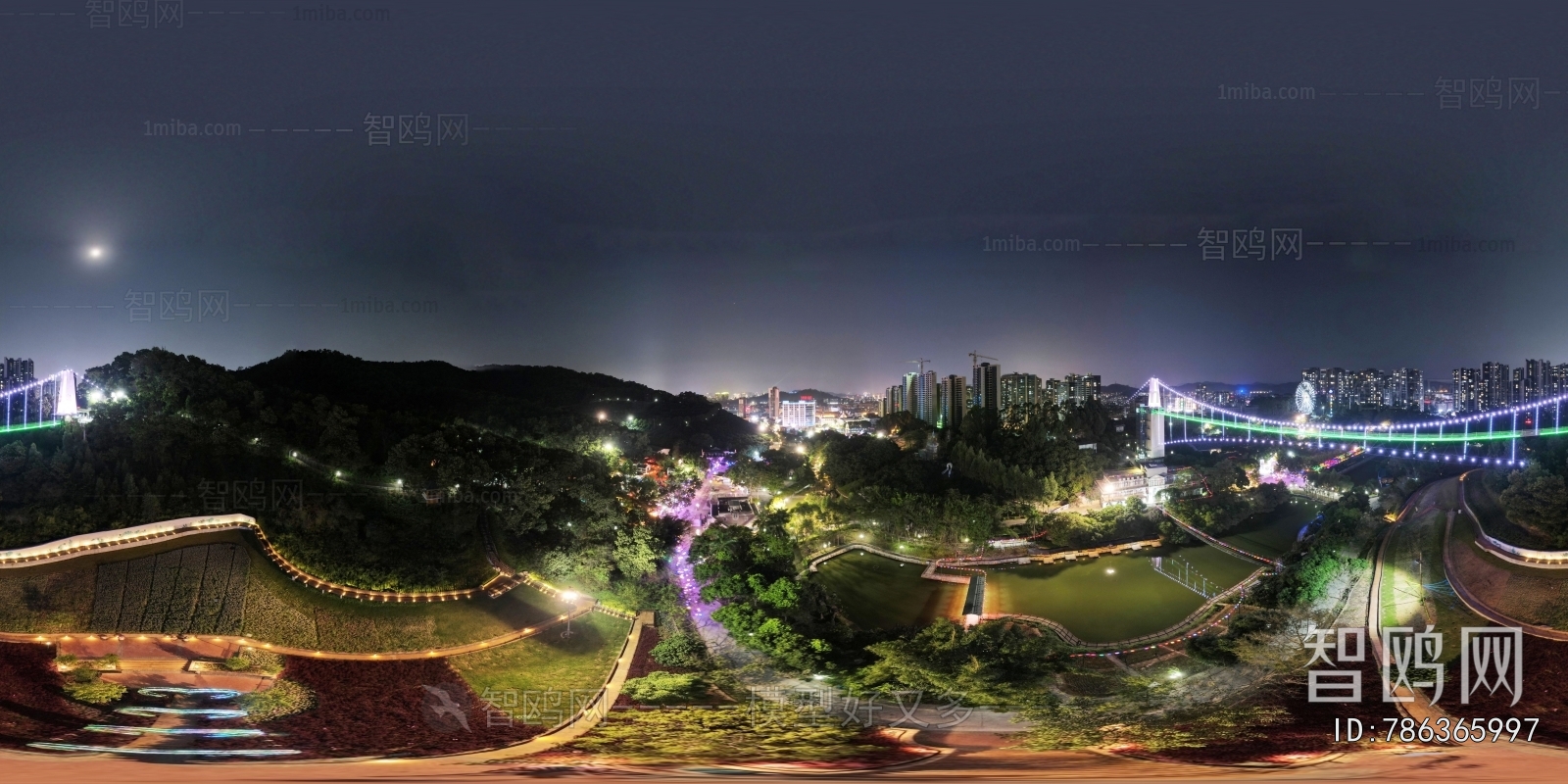 城市夜景HDR