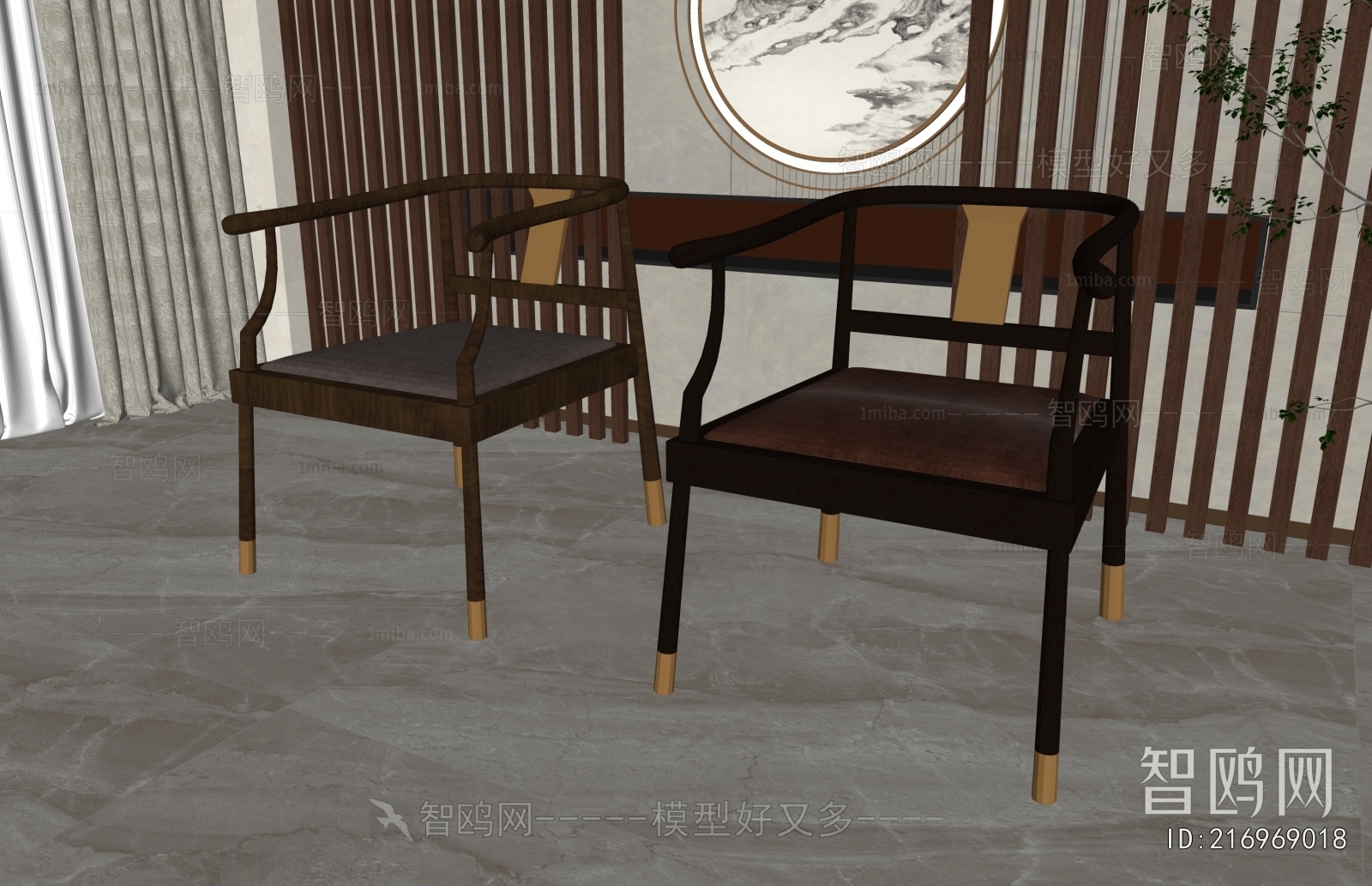 New Chinese Style Dining Chair