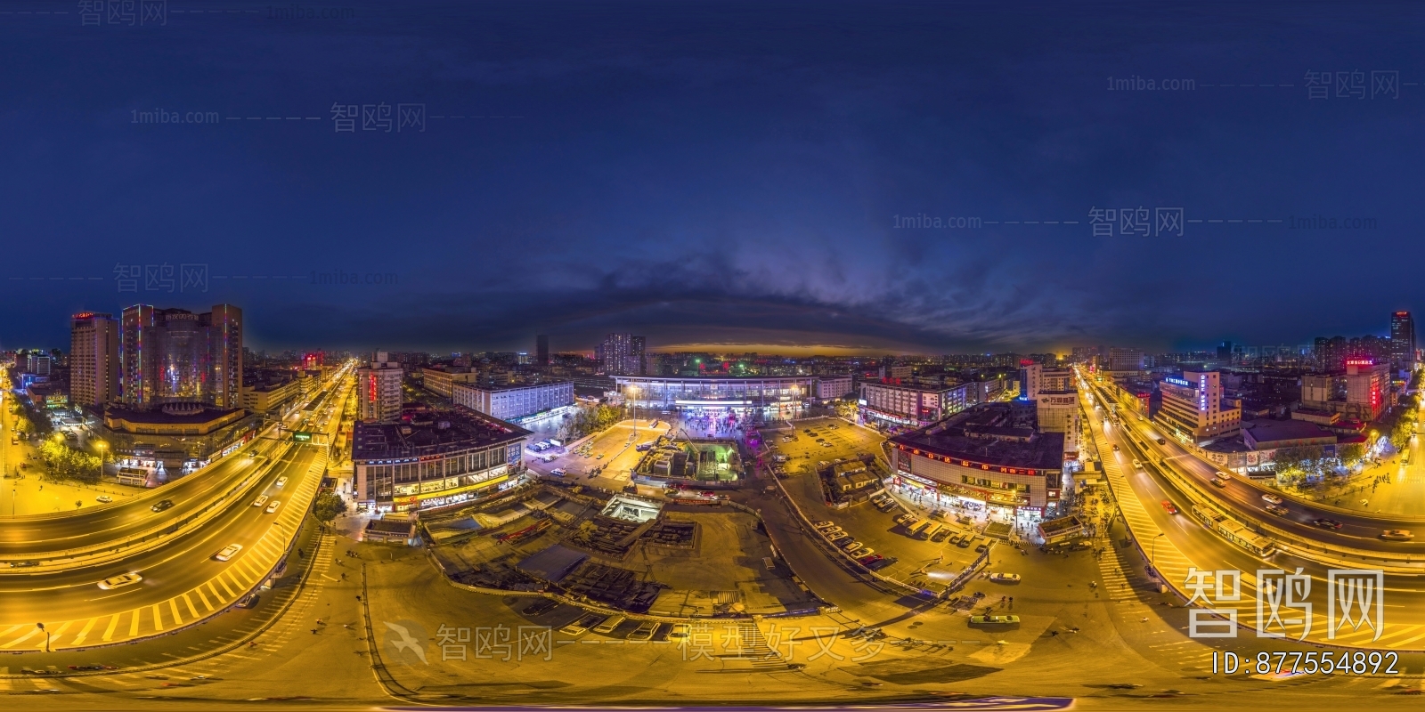 城市夜景HDR