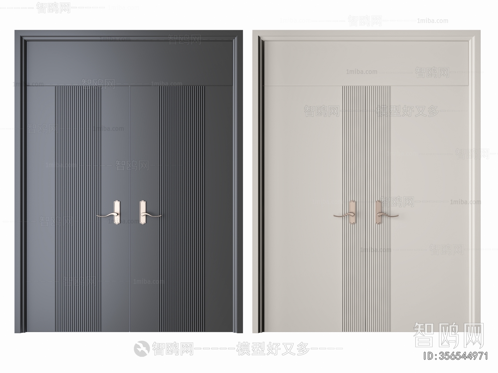 Modern Double Door