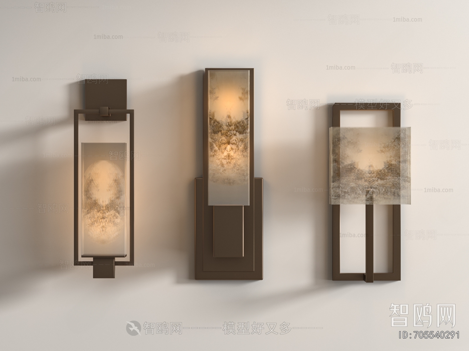 New Chinese Style Wall Lamp