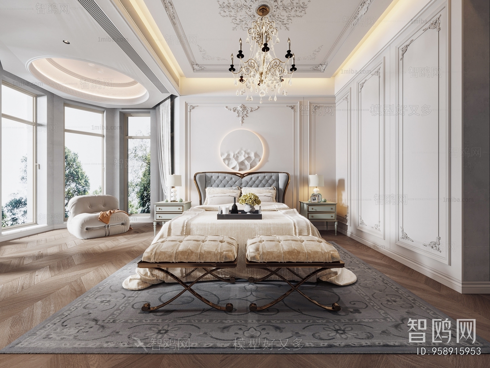 French Style Bedroom