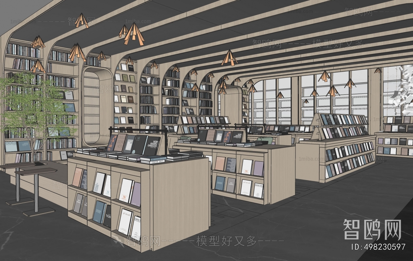 Modern Bookstore Book Bar