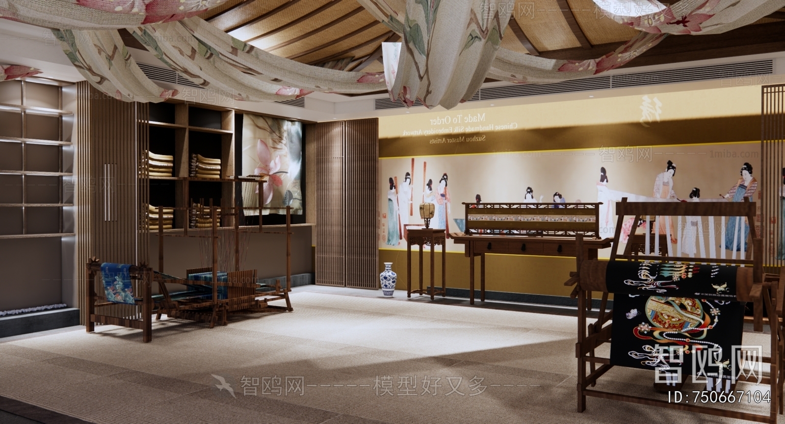 New Chinese Style Exhibition Hall