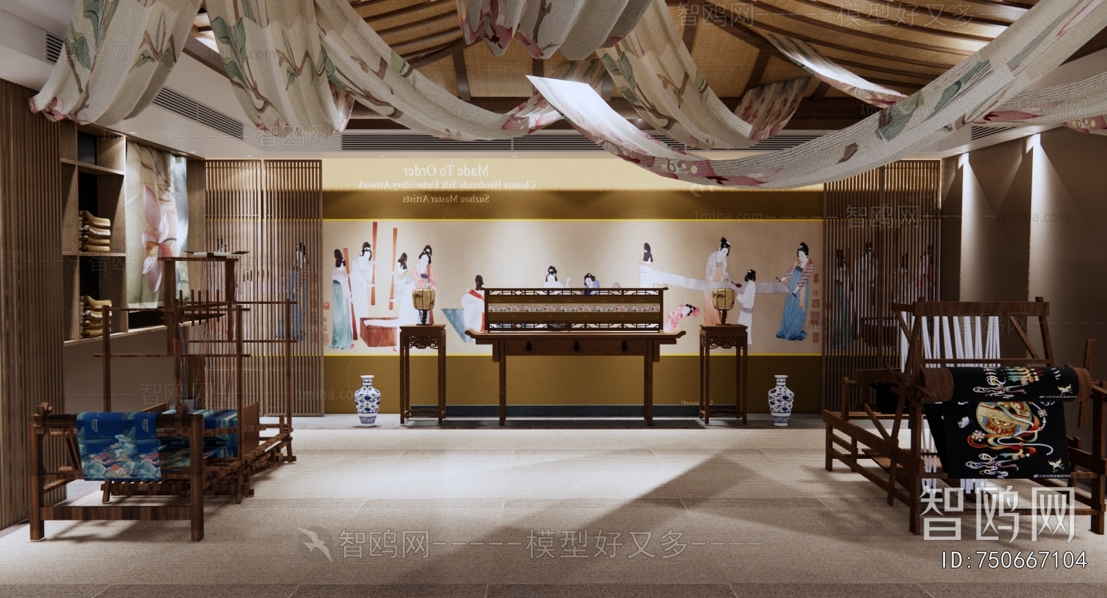 New Chinese Style Exhibition Hall