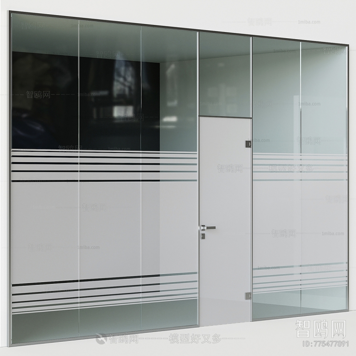 Modern Glass Screen Partition