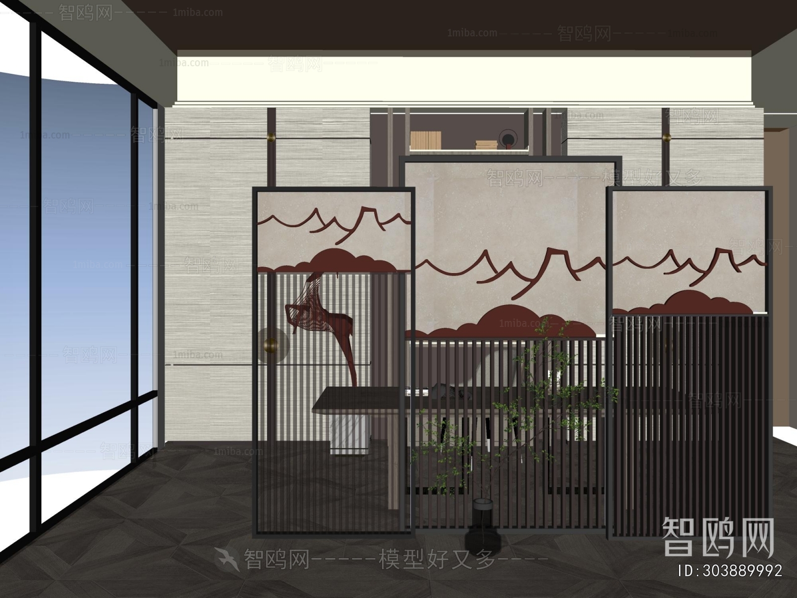 New Chinese Style Partition