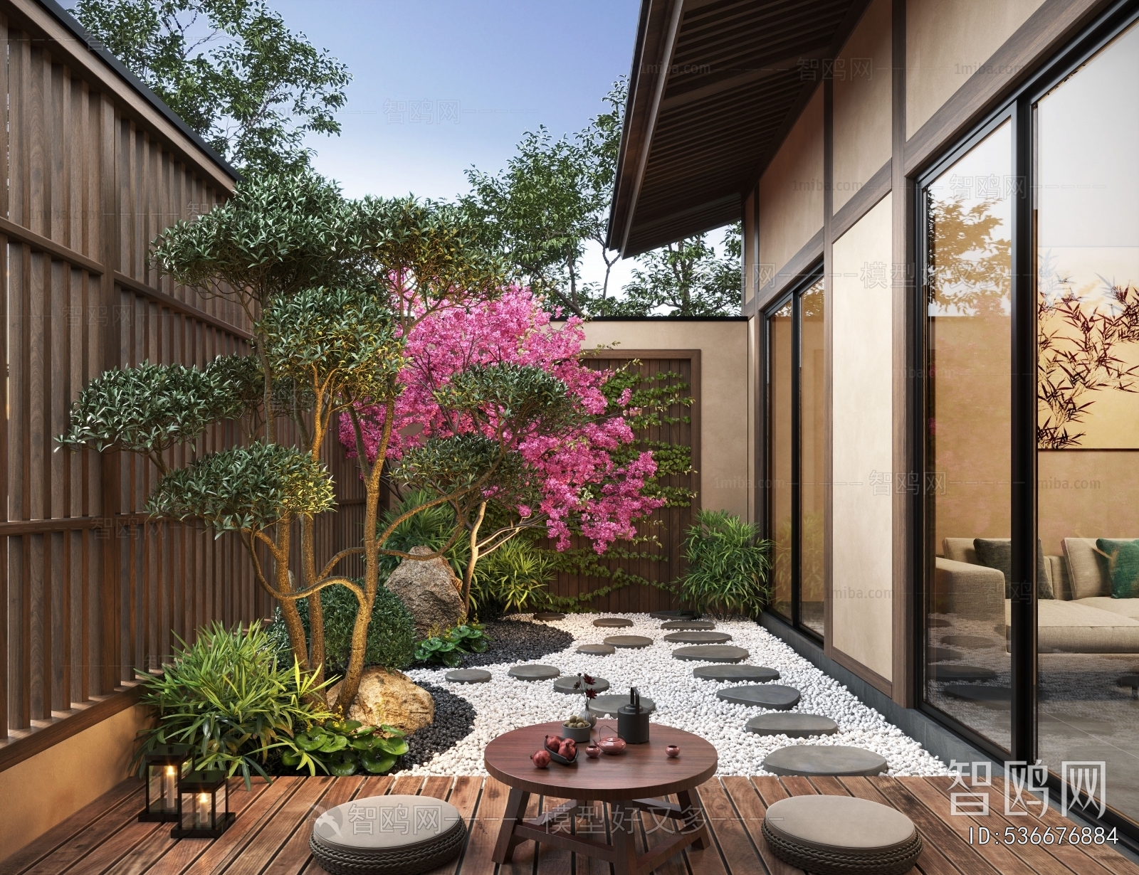 New Chinese Style Courtyard/landscape