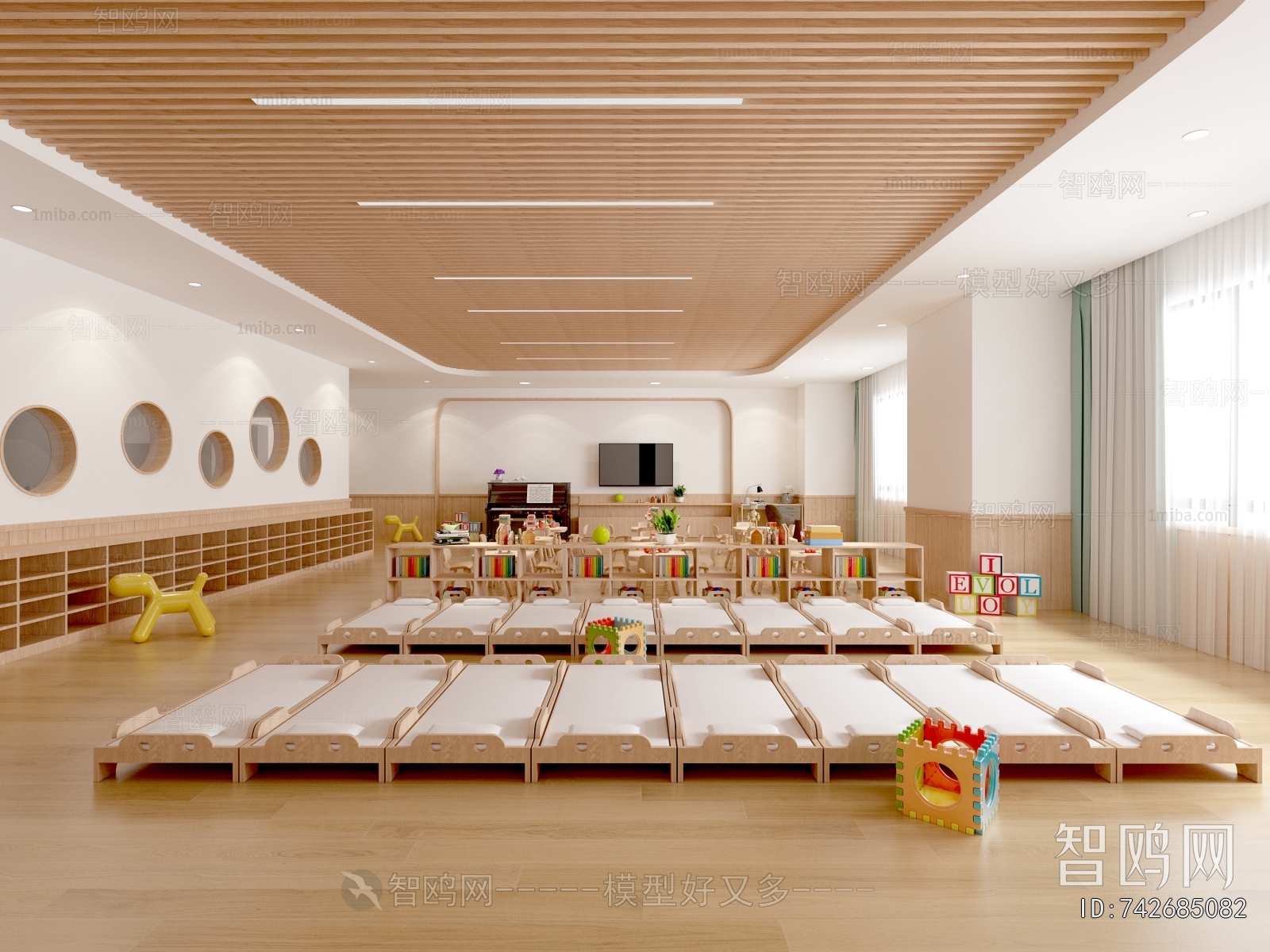 Modern Kindergarten Dormitory