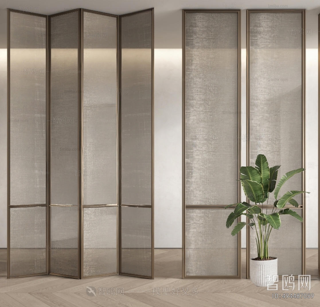 Modern Metal Screen Partition