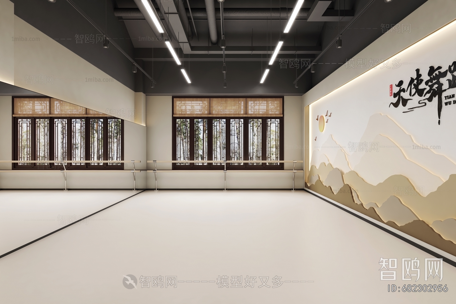 新中式舞蹈教室 瑜伽室