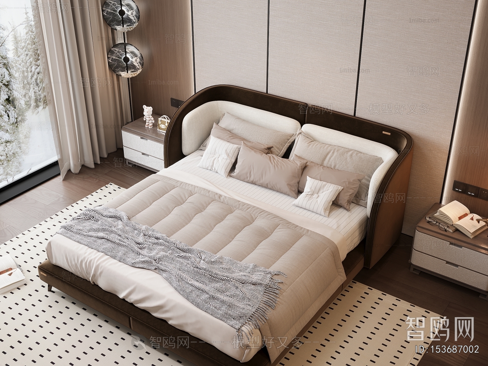 Modern Double Bed