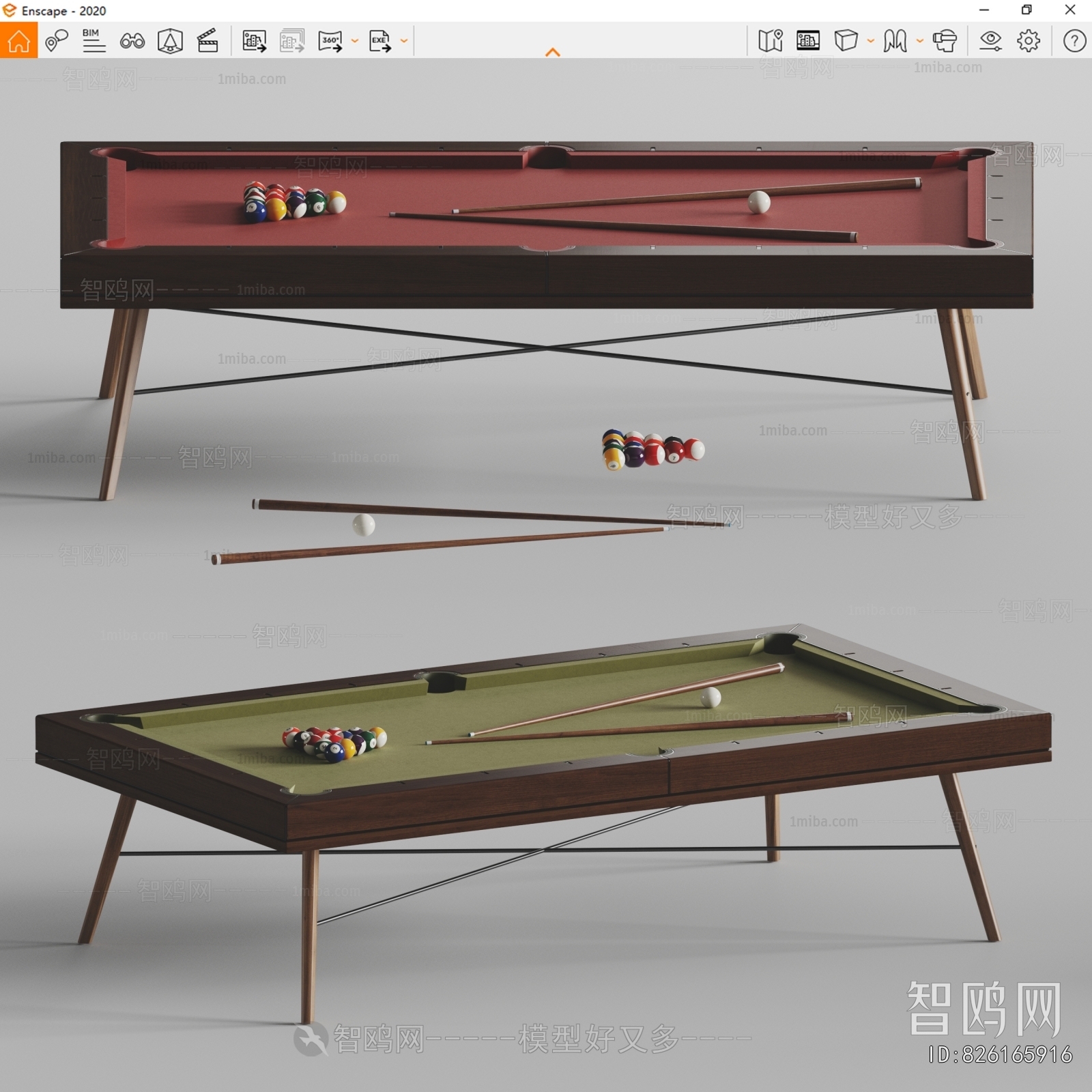 Modern Pool Table