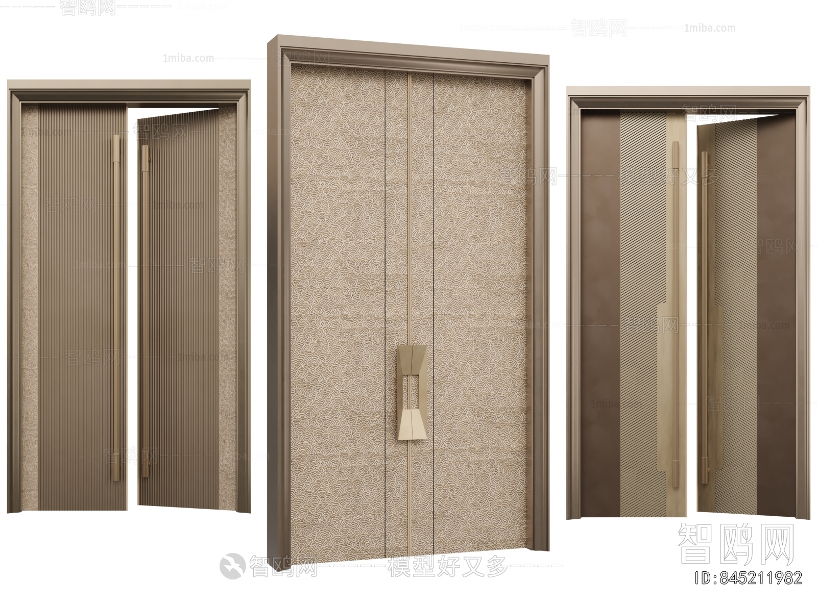 New Chinese Style Double Door