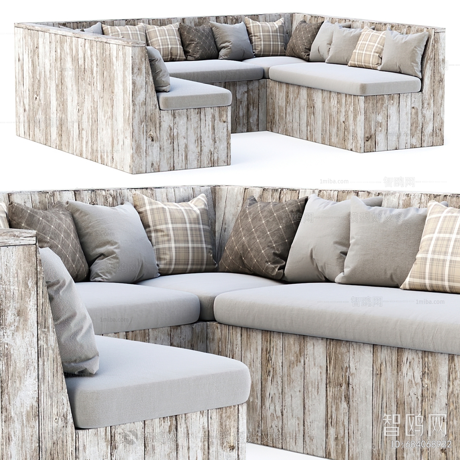 Wabi-sabi Style Outdoor Sofa
