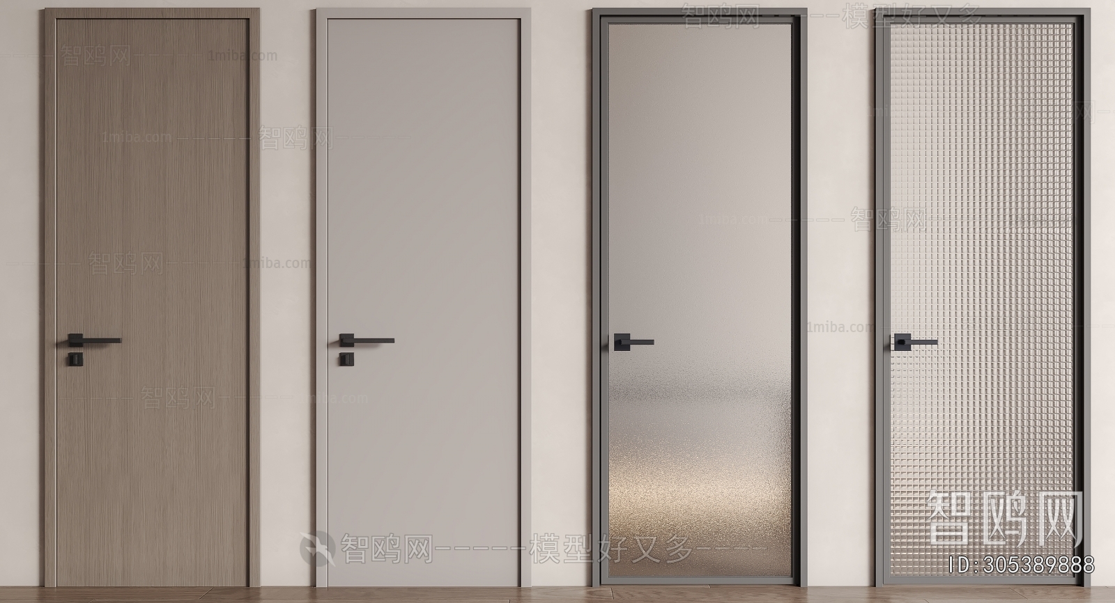 Modern Single Door