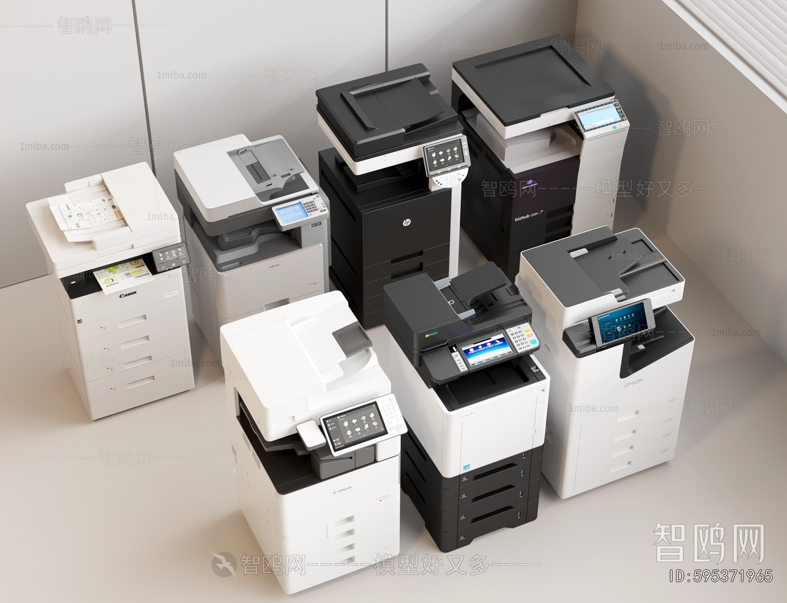 现代打印机 复印机 扫描机