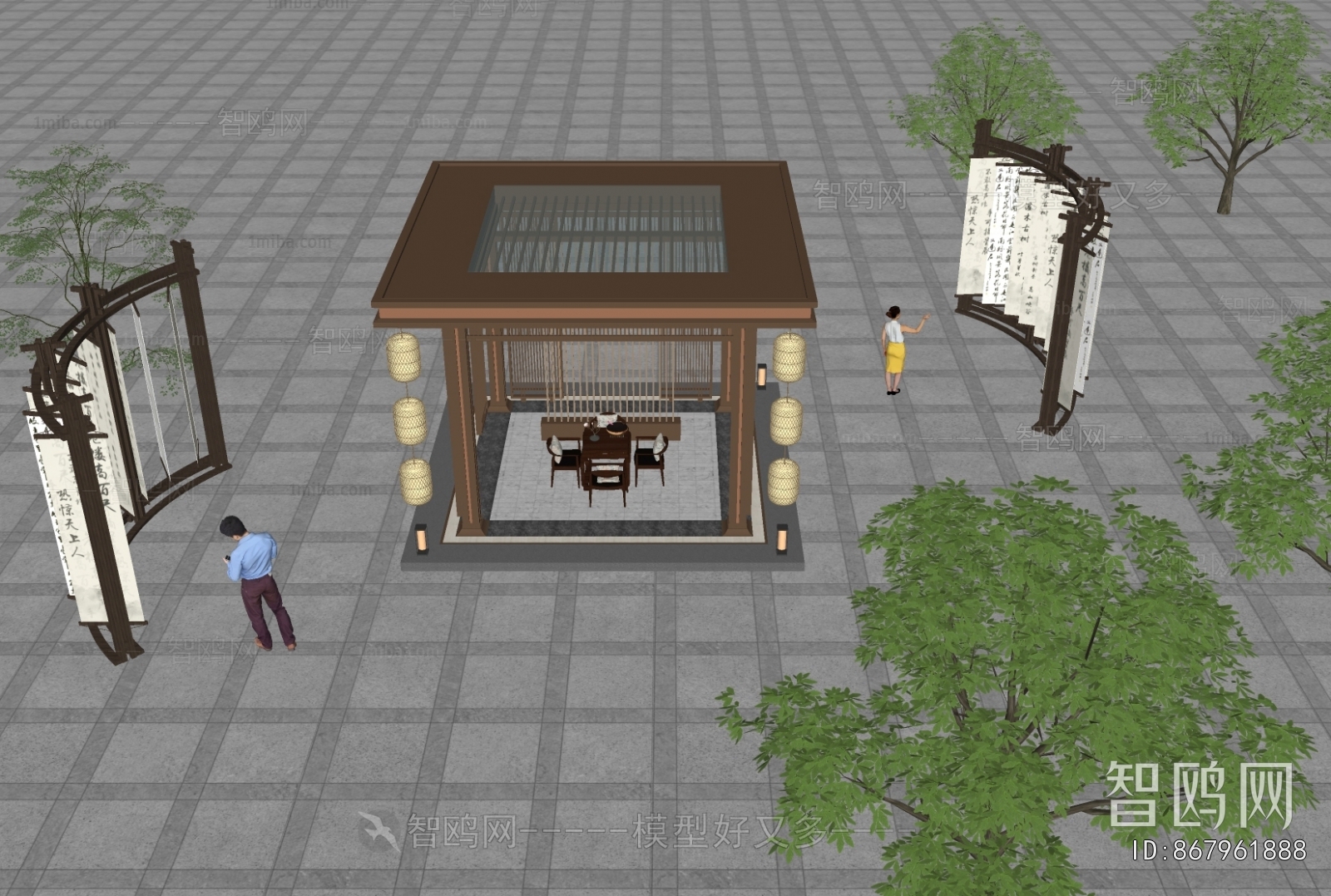 New Chinese Style Pavilion