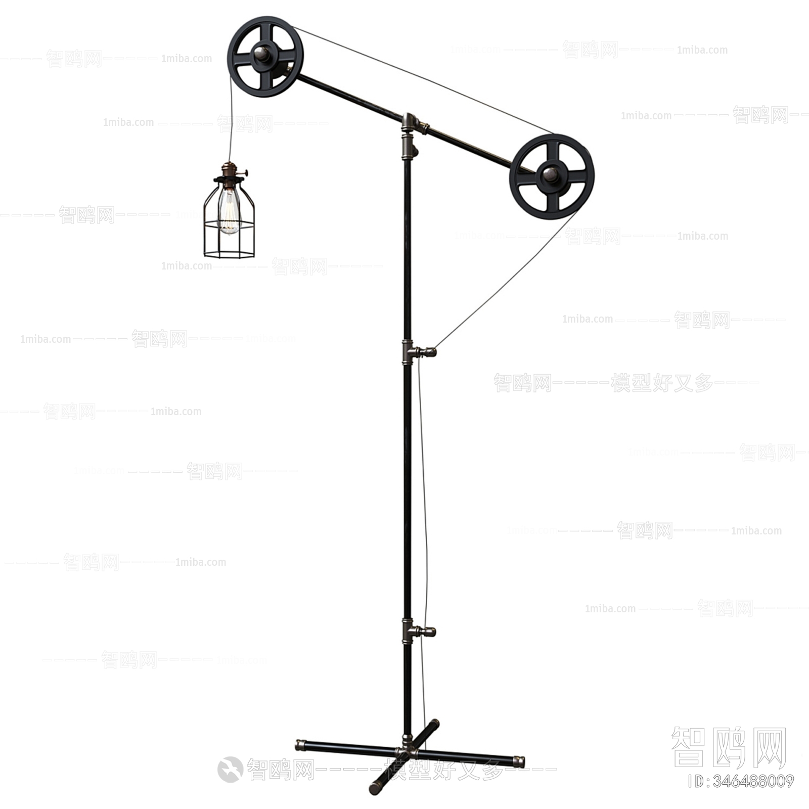 Retro Style Floor Lamp