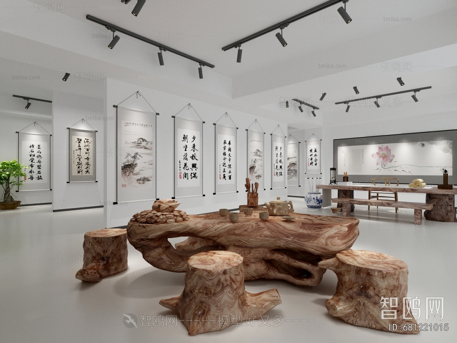 New Chinese Style Exhibition Hall