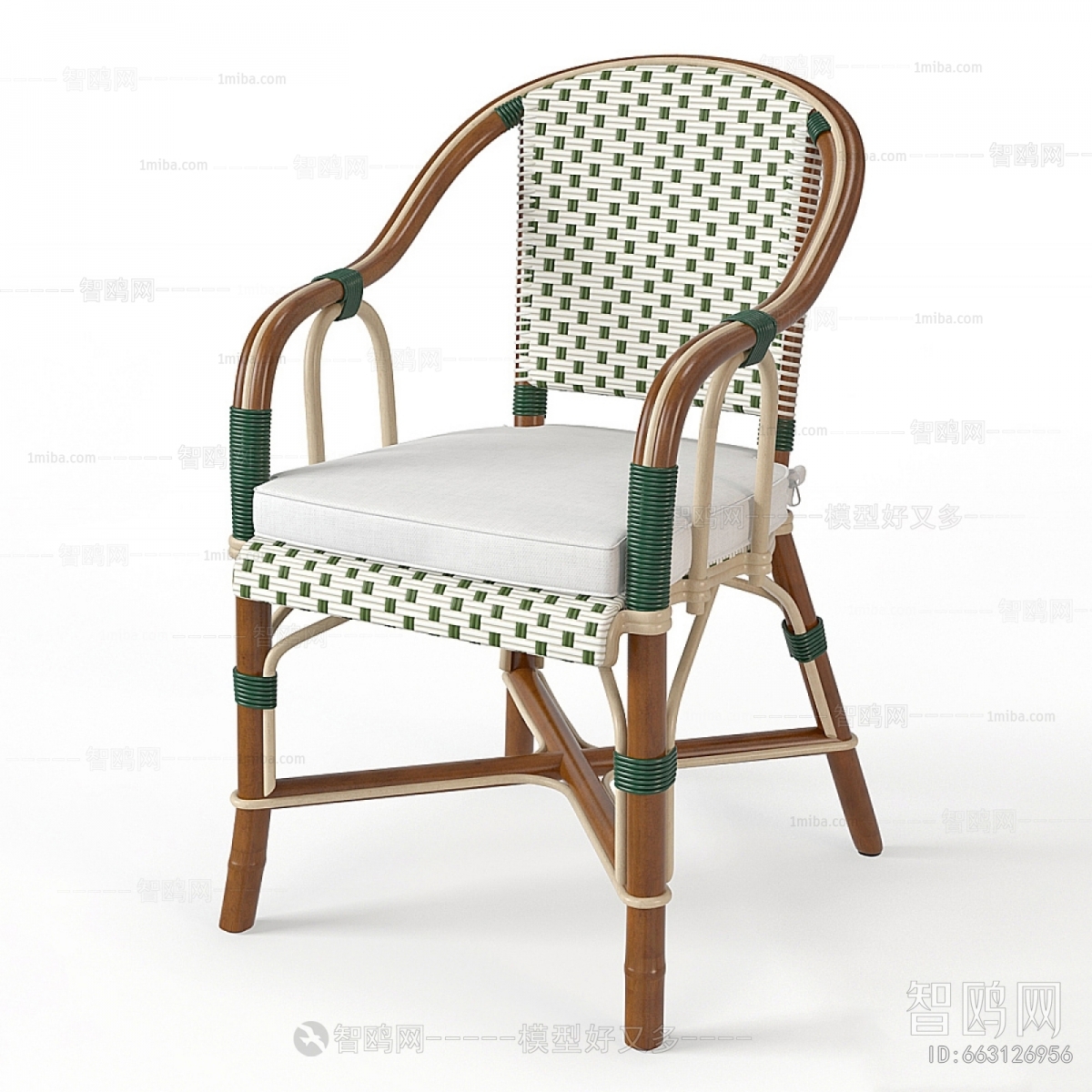 法式编织休闲椅