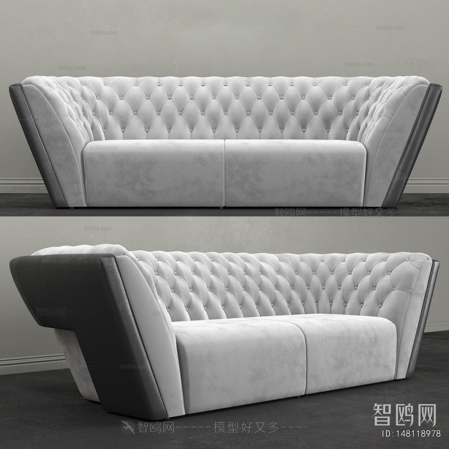 Simple European Style A Sofa For Two