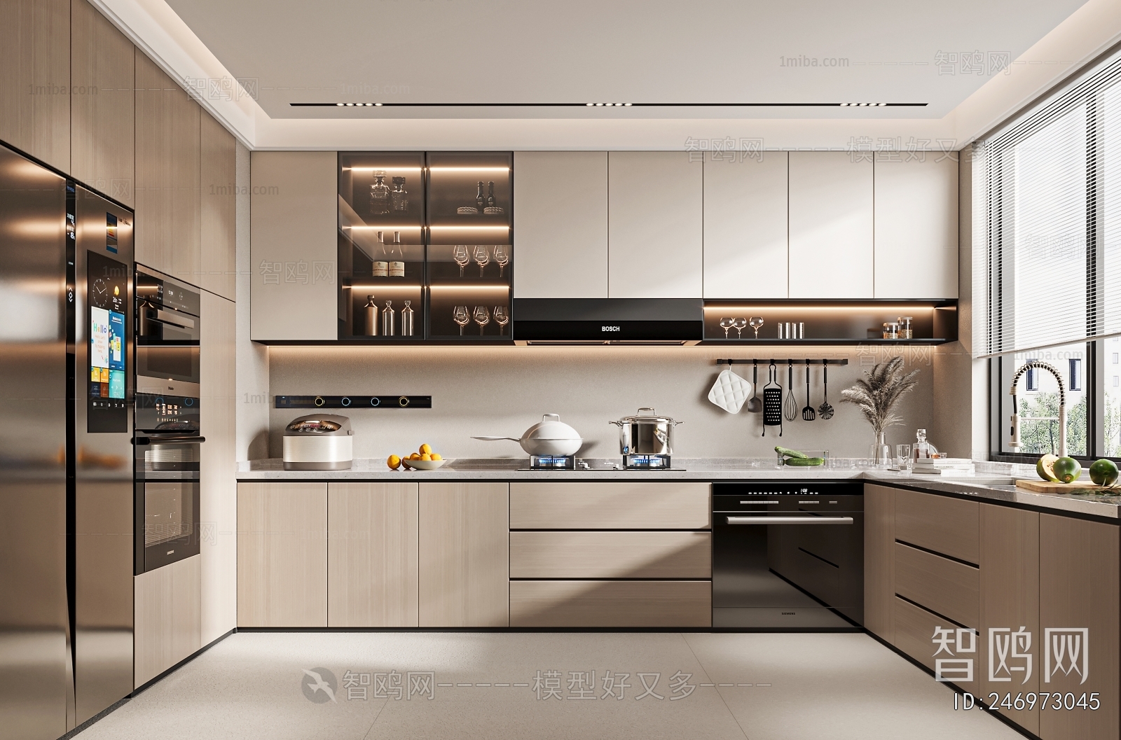 Modern The Kitchen