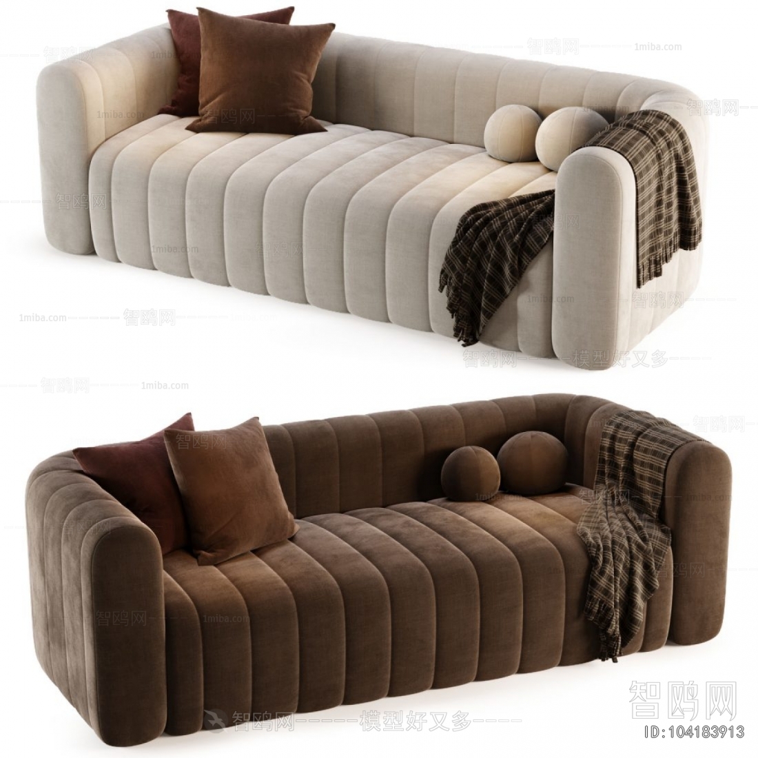 Modern Multi Person Sofa