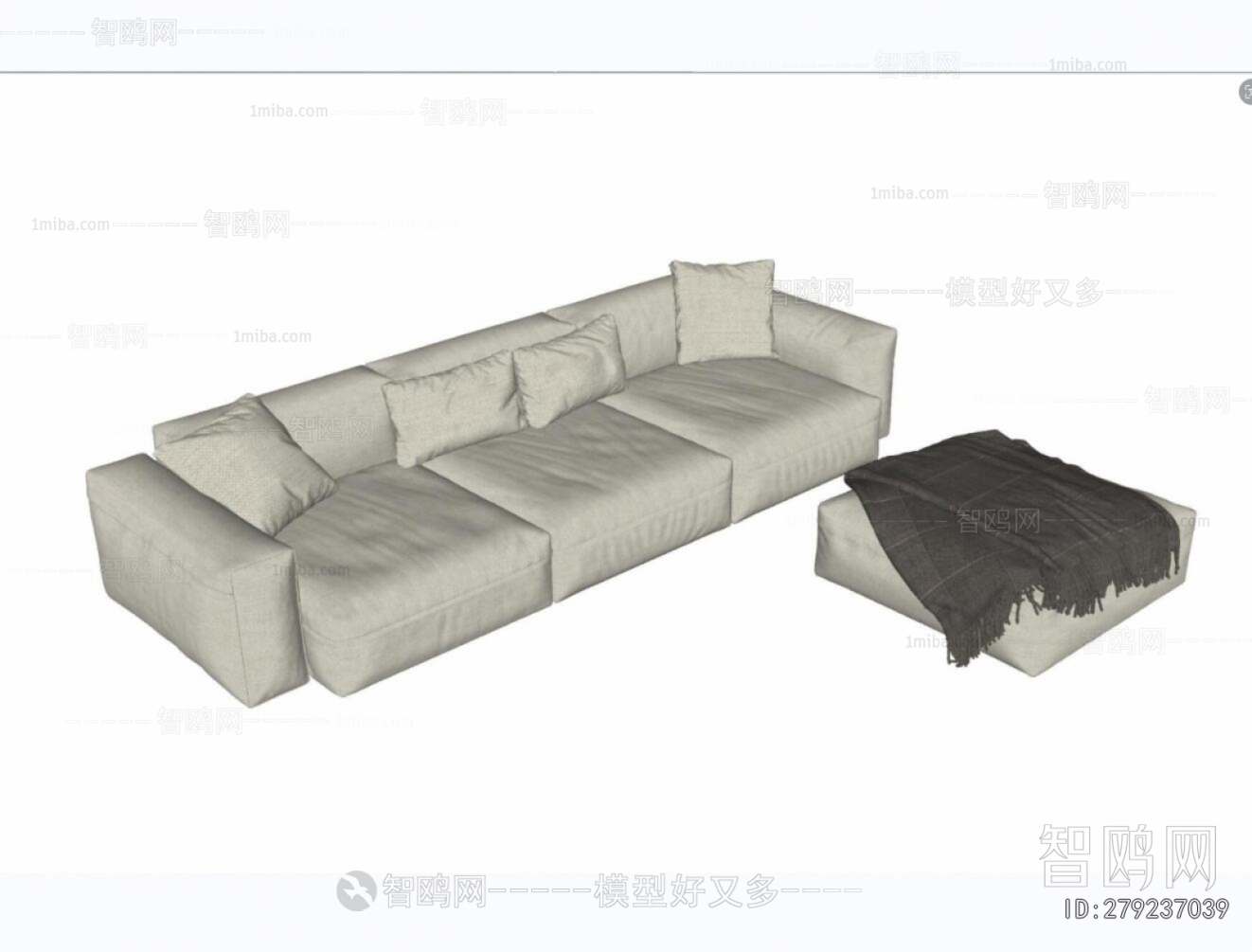 Modern Three-seat Sofa