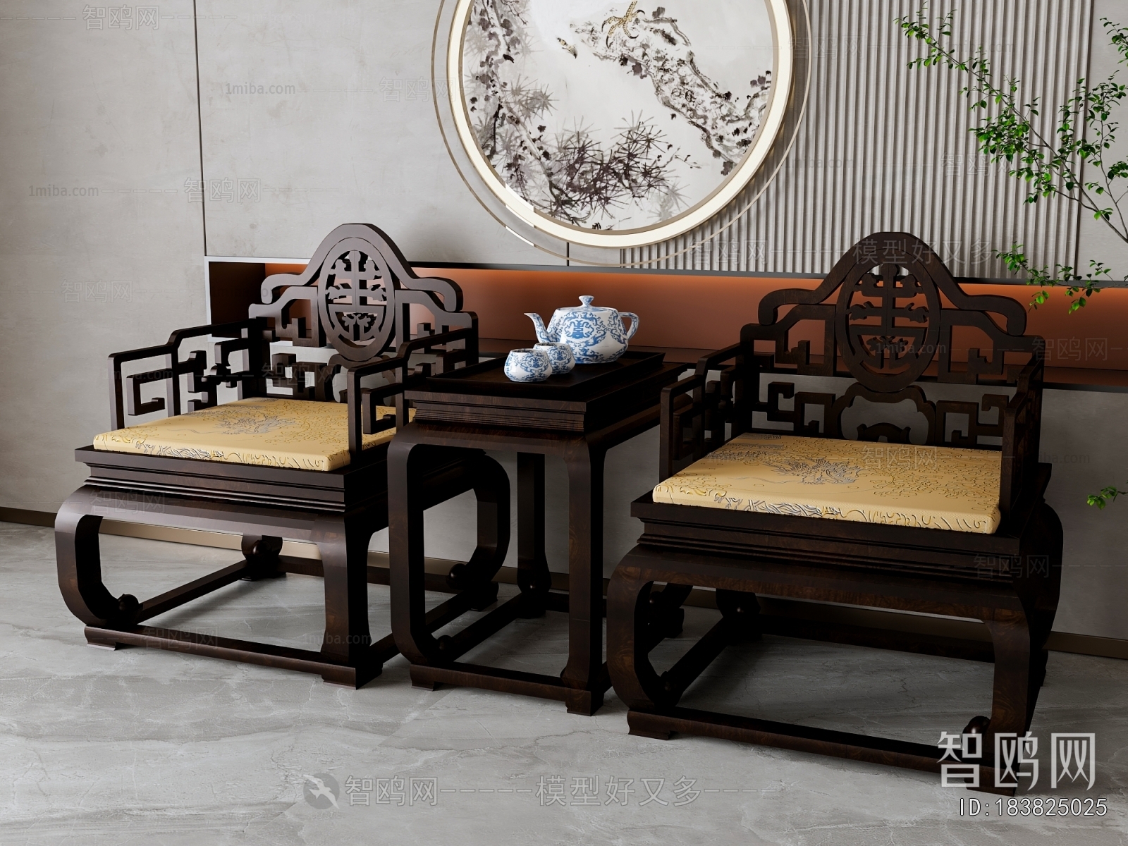 Chinese Style Tea Tables And Chairs