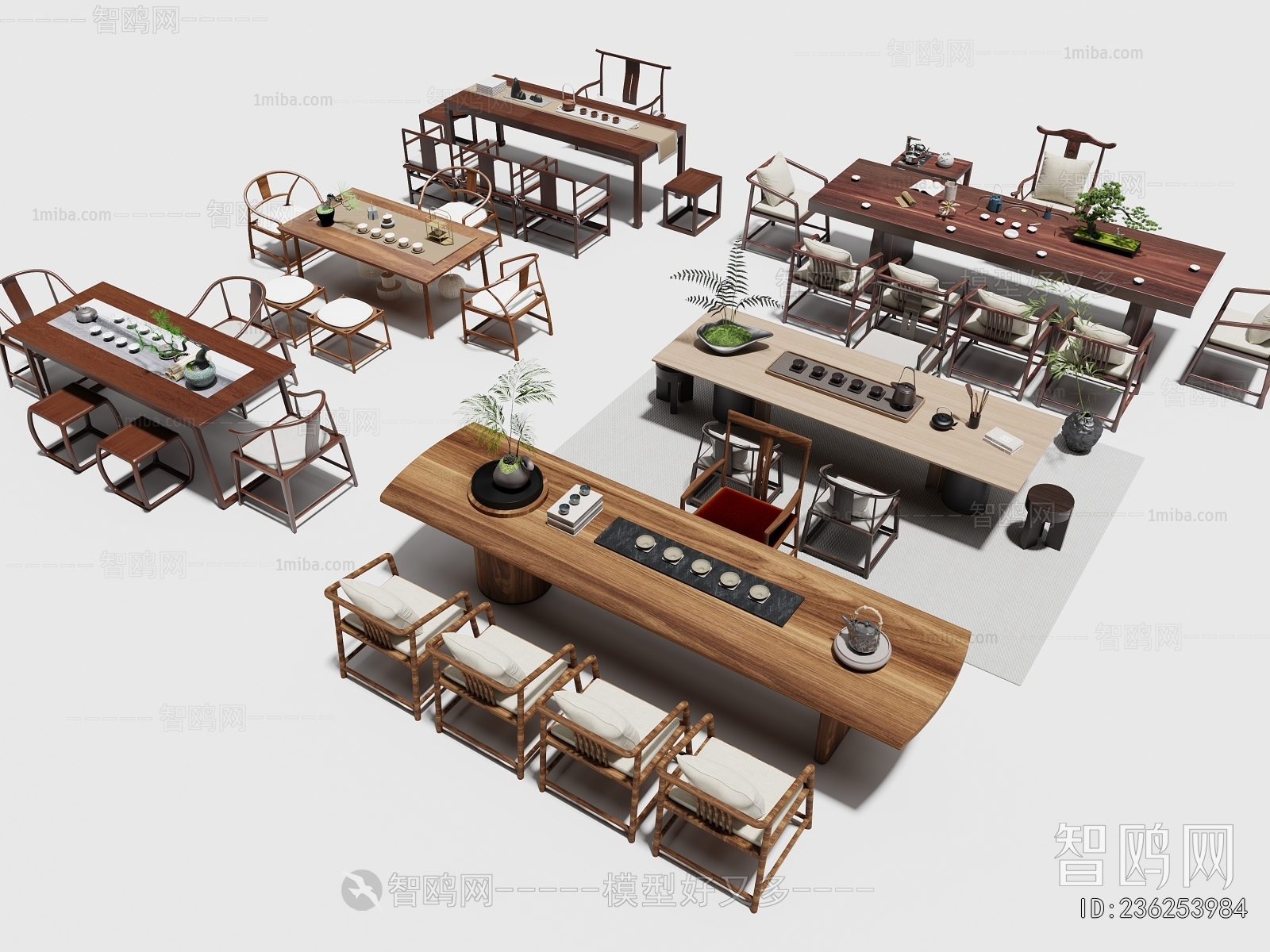 New Chinese Style Tea Tables And Chairs