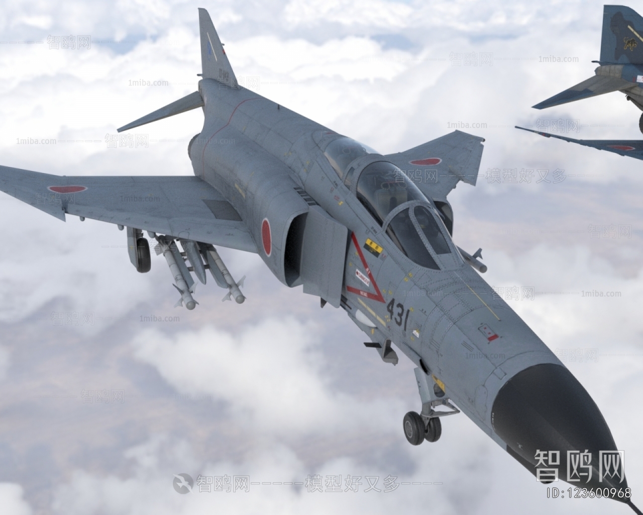 现代日本F4E白尾鸠战斗机