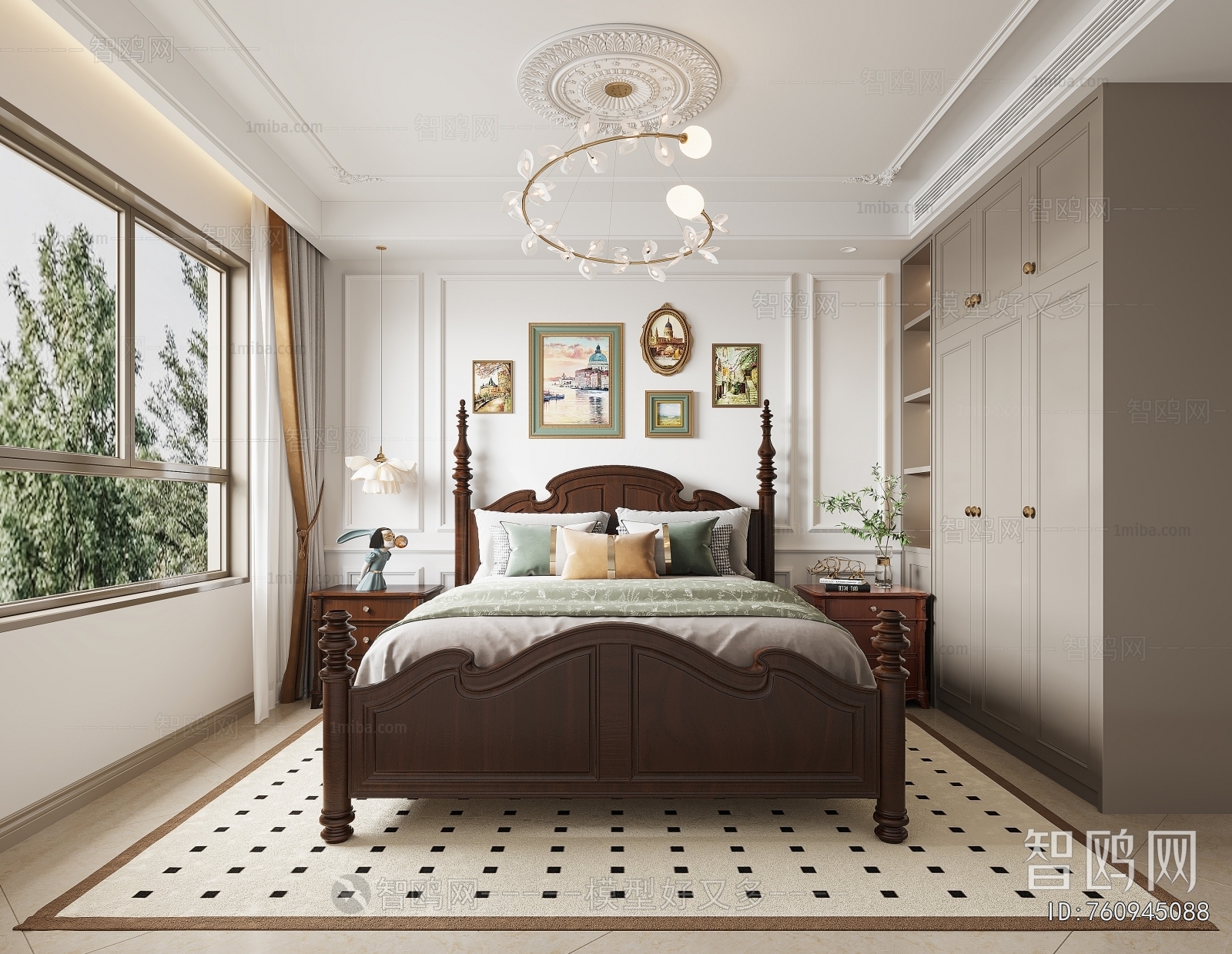 American Style Bedroom