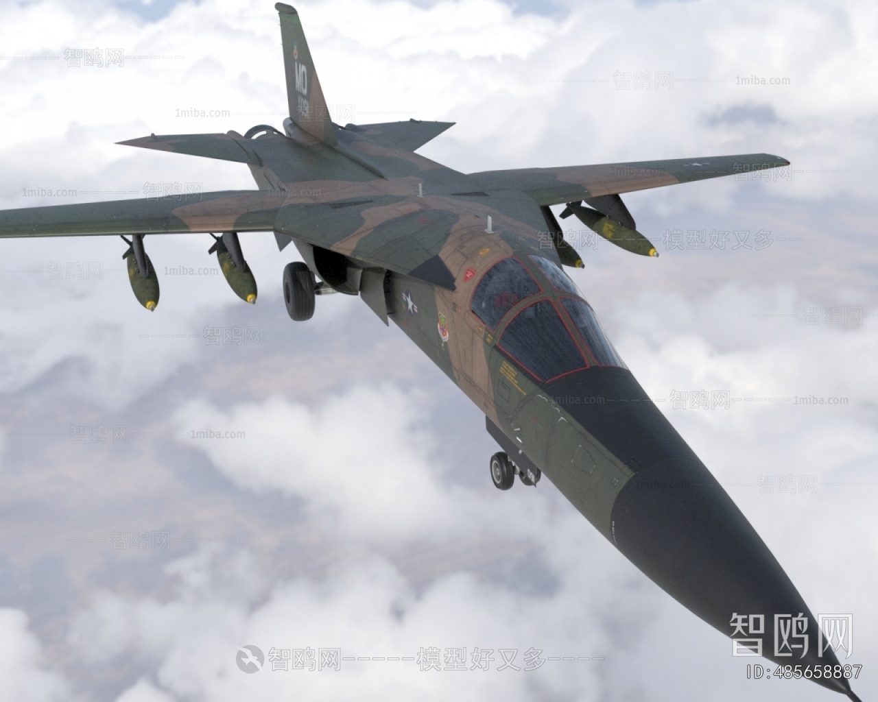 现代F111战斗机 轰炸机