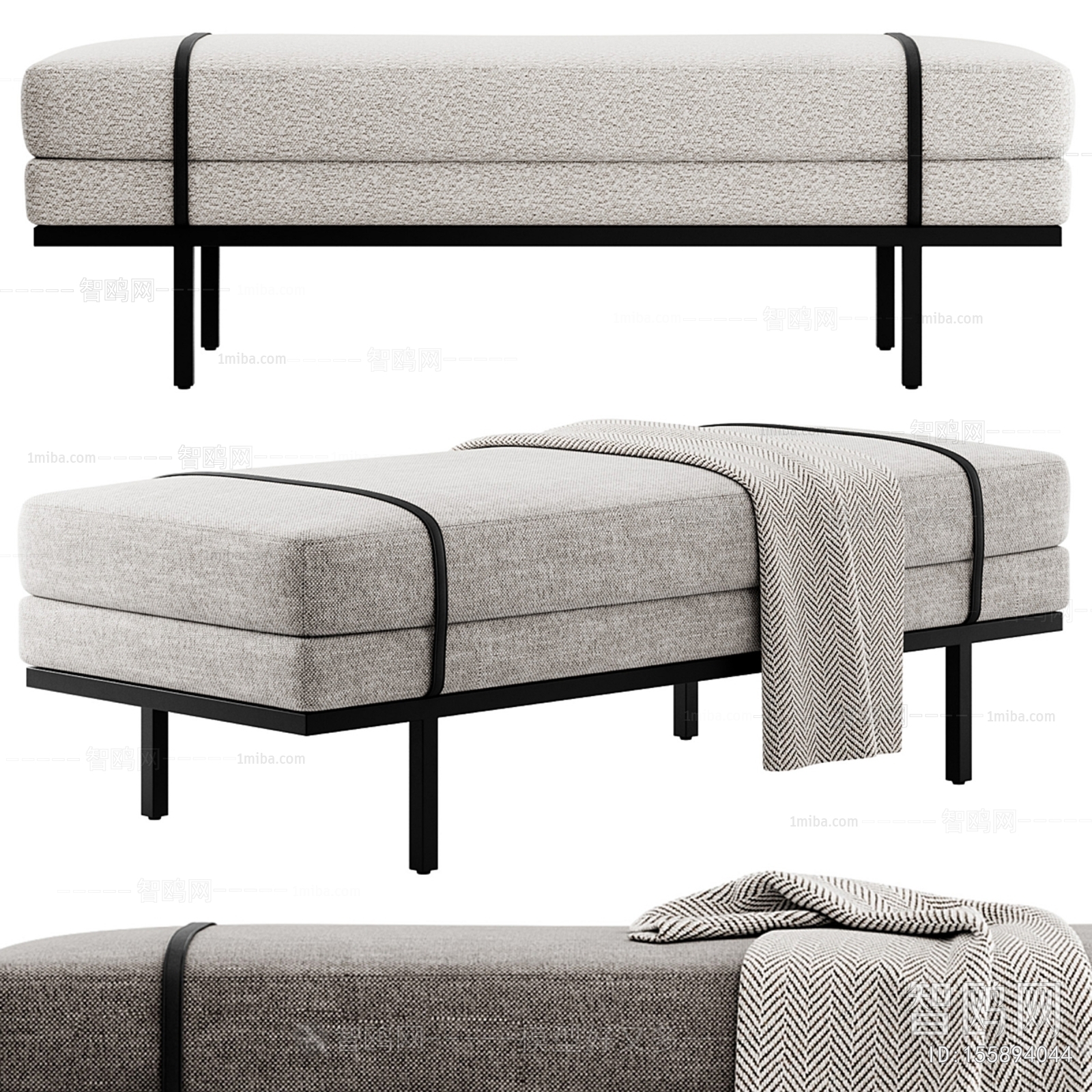 现代床尾凳 沙发凳